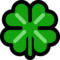 Four Leaf Clover emoji on Microsoft